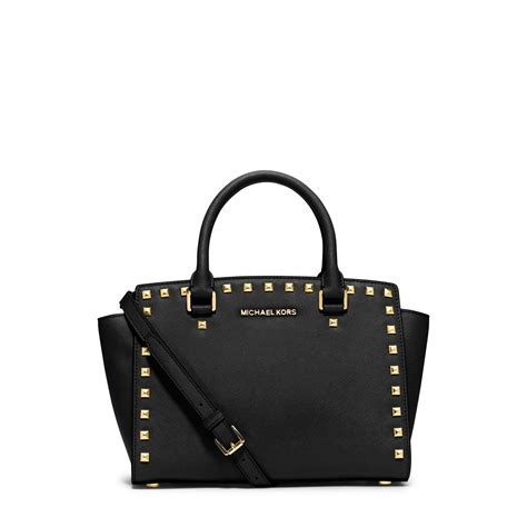 selma mk purse - michael kors selma medium black.